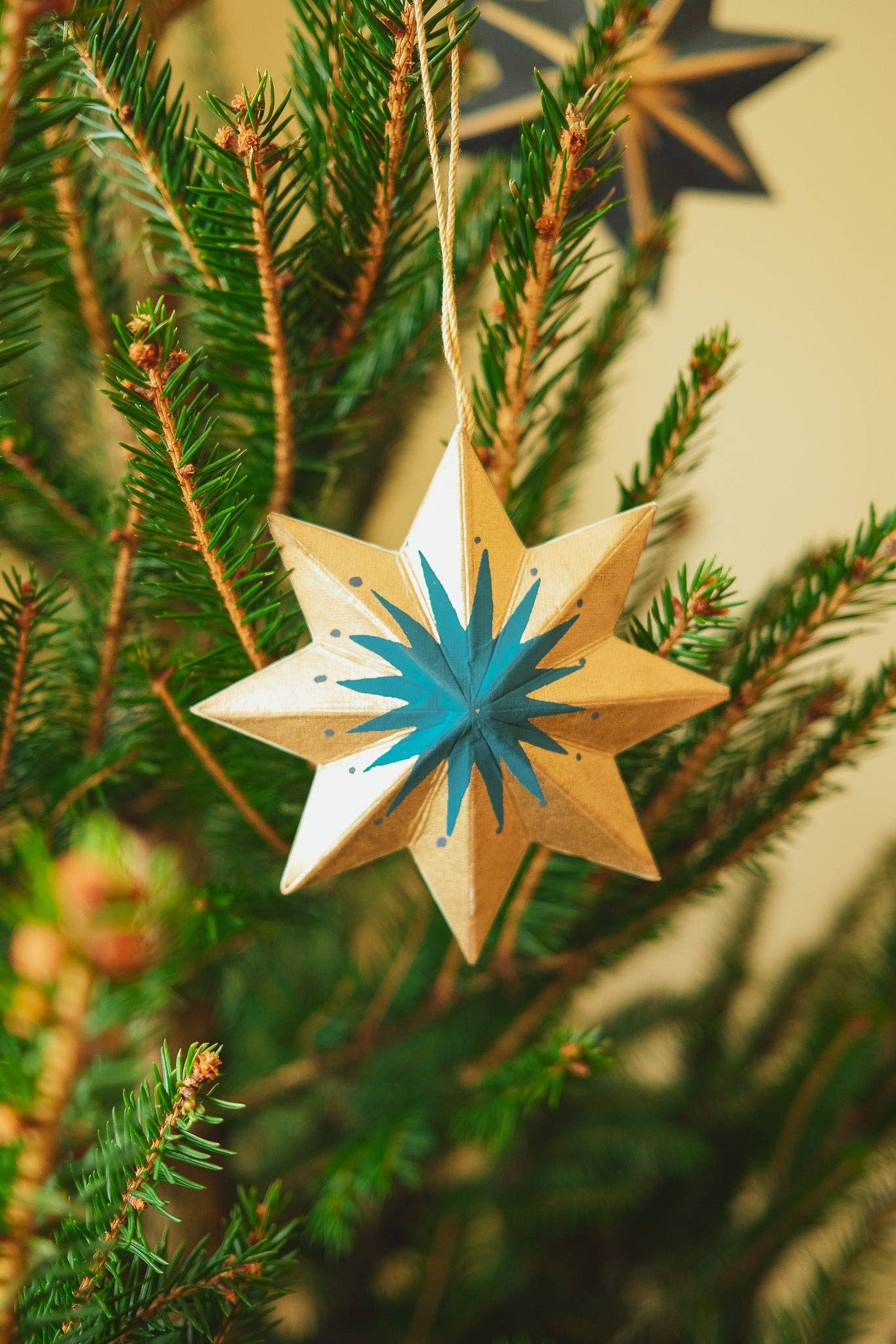 Golden Star Ornament