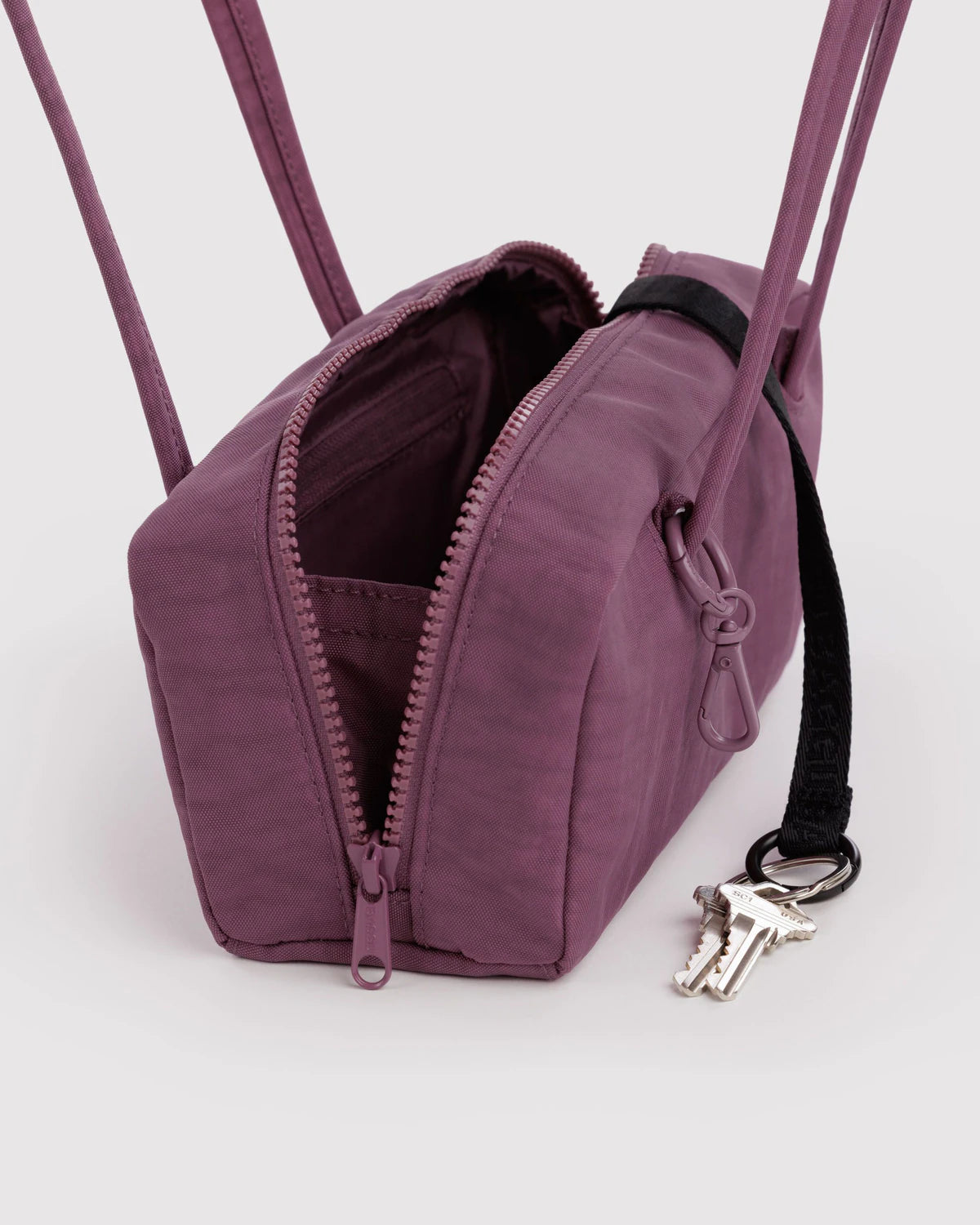 Small Nylon Bowler Bag | Wild Plum