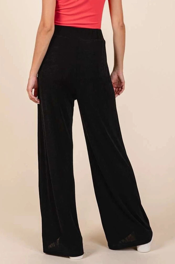 Slinky Knit Straight Leg Pant