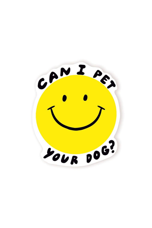 Can I Pet Your Dog Sticker