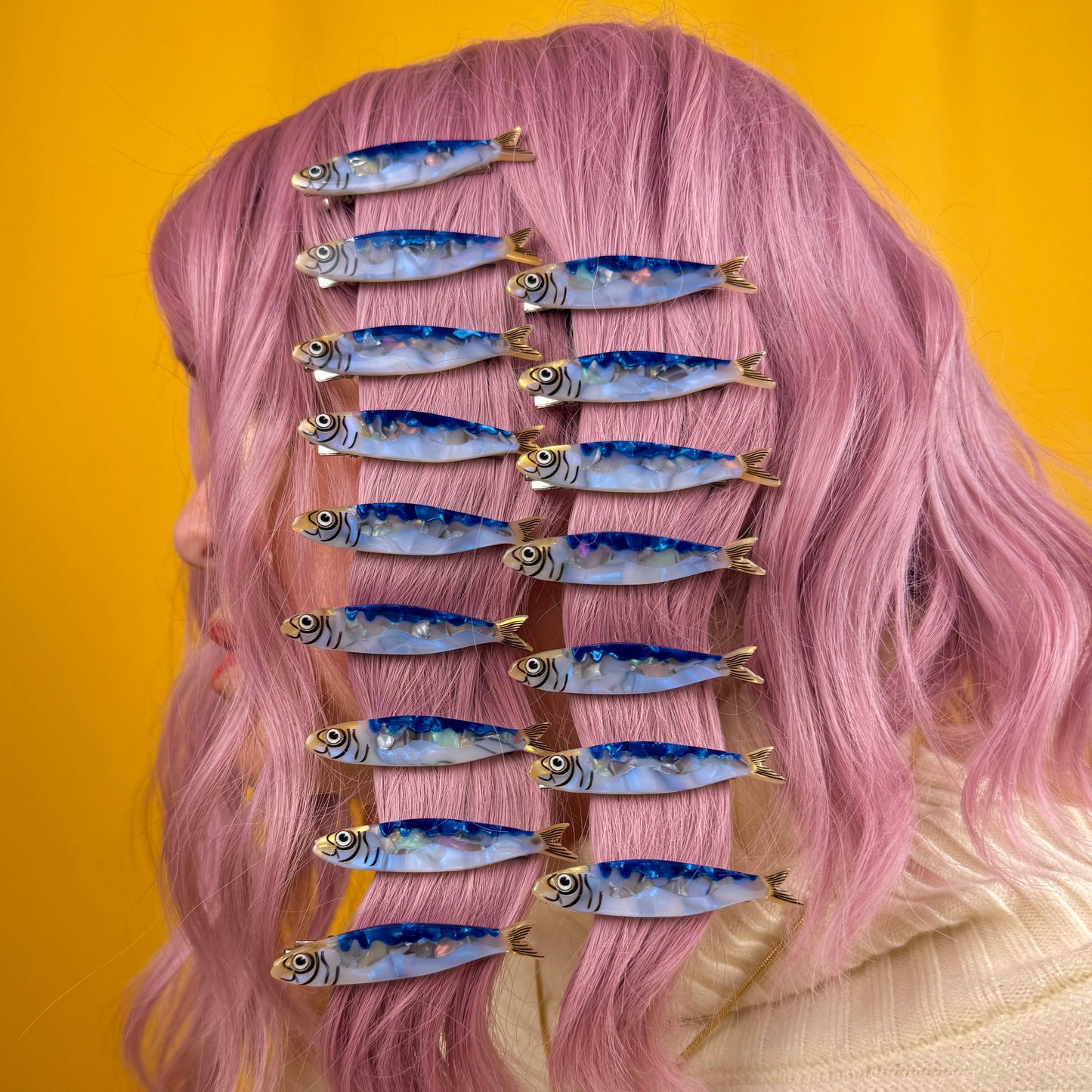 Sardine Barrettes | Set of 2
