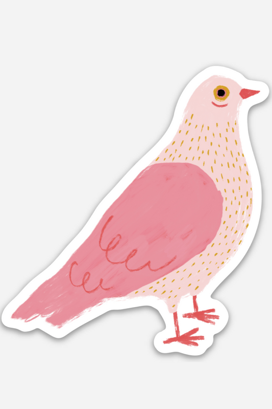 Pink Pigeon Sticker