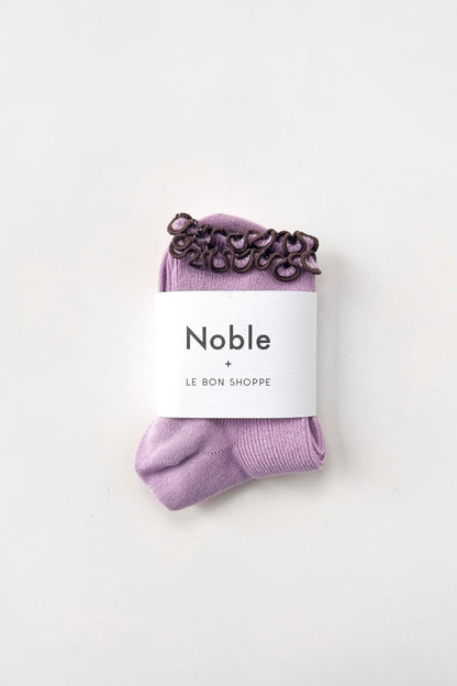 The Petite Ruffled Socks | Lilac