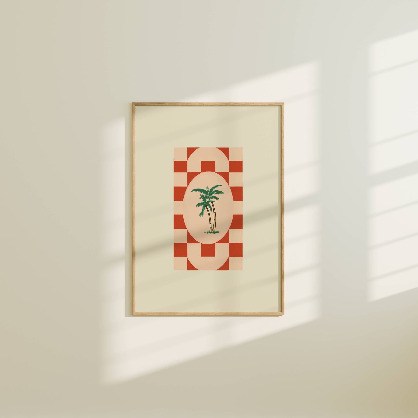 Palm Tree Tile Print | 5x7