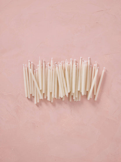 Beeswax Party Candles | Ivory