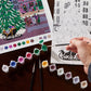 Christmas Square 9 x 12 Paint by Number Kit