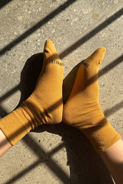 Breezy Sneaker Socks | Goldenrod