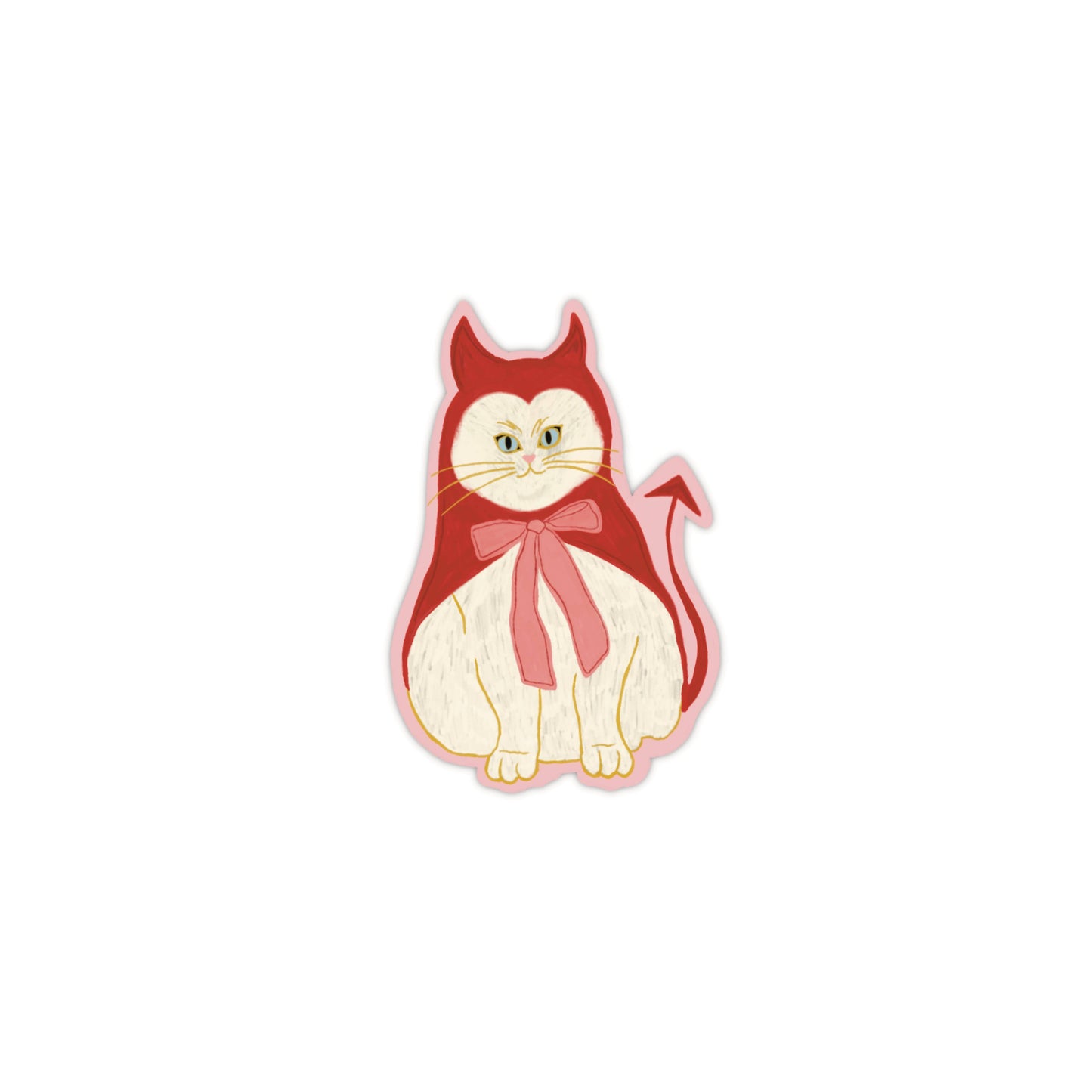 Devil Cat Sticker