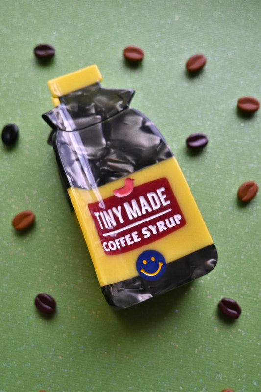 Coffee Syrup Hair Clip