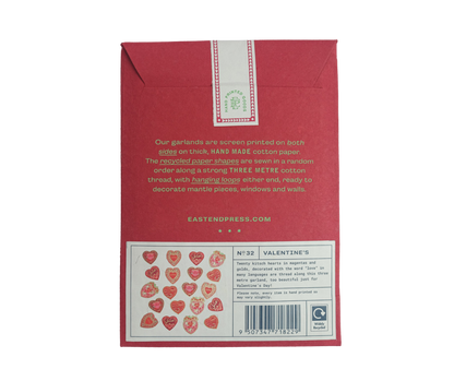 Valentine's Sewn Garland