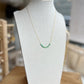 Snake Chain Beaded Necklace | Chrysoprase