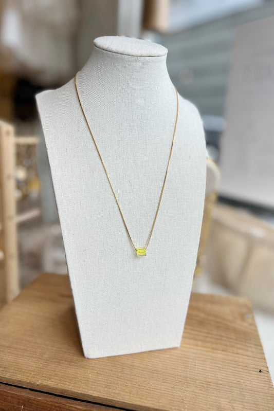Single Glass Bead Necklace