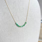 Snake Chain Beaded Necklace | Chrysoprase