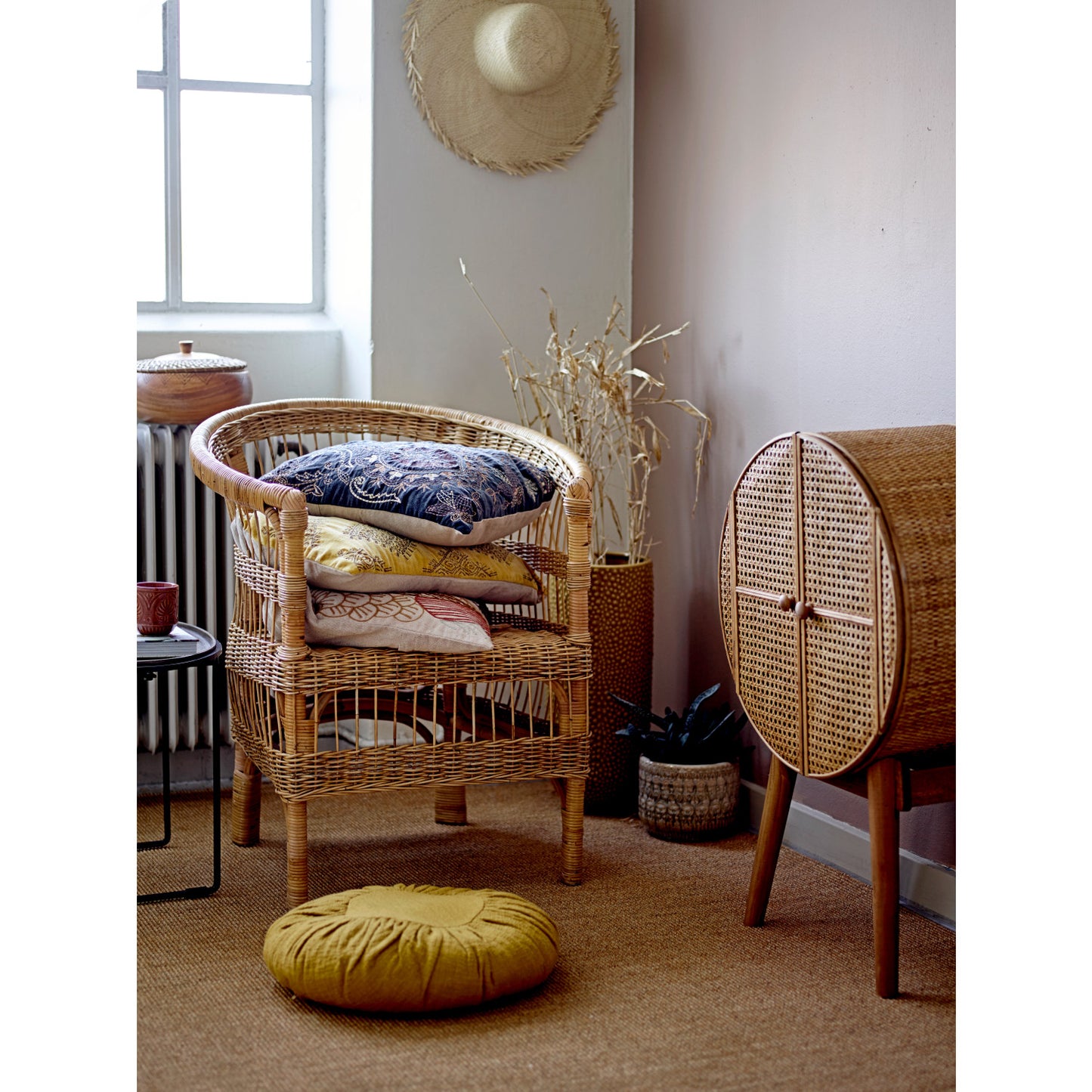 Embossed Stoneware Planter