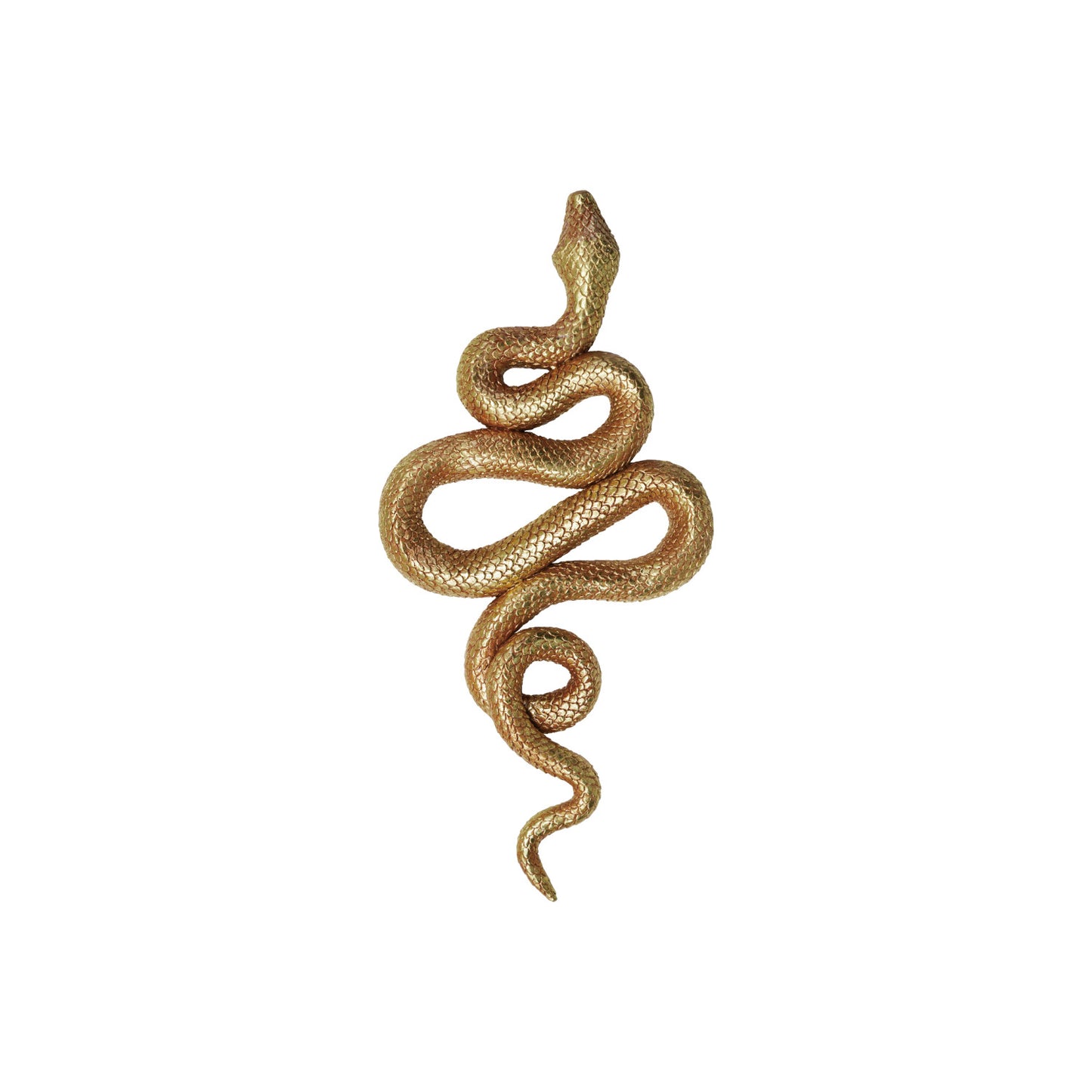 Golden Snake Wall Decor