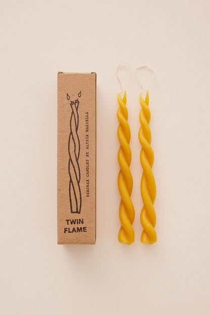 Twin Flame Taper Candles | Set of 2