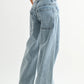 Relaxed Straight Super Wide Leg Denim