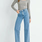 Perfect Wide Leg Jeans | Light Denim