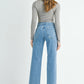 Perfect Wide Leg Jeans | Light Denim