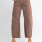 High Rise Barrel Leg Denim | Vintage Espresso