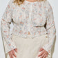 Floral Lace Button Cardigan | Extended