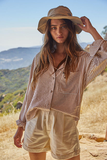 Vincent Button Up | Brown