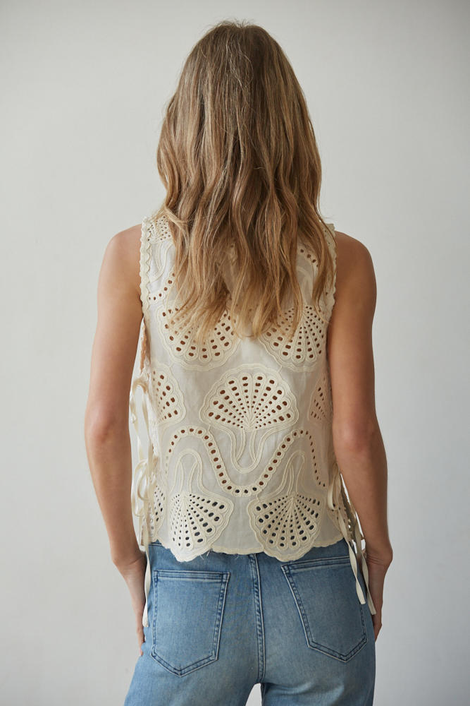 Shoreline Side Tie Top | Natural