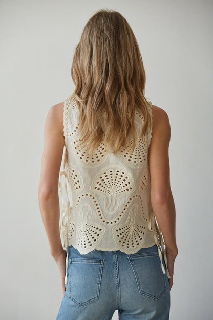 Shoreline Side Tie Top | Natural
