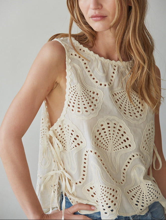 Shoreline Side Tie Top | Natural