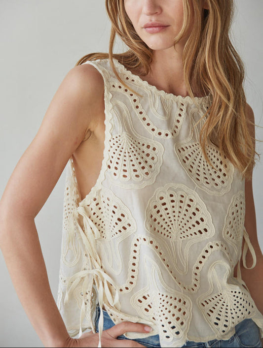 Shoreline Side Tie Top | Natural