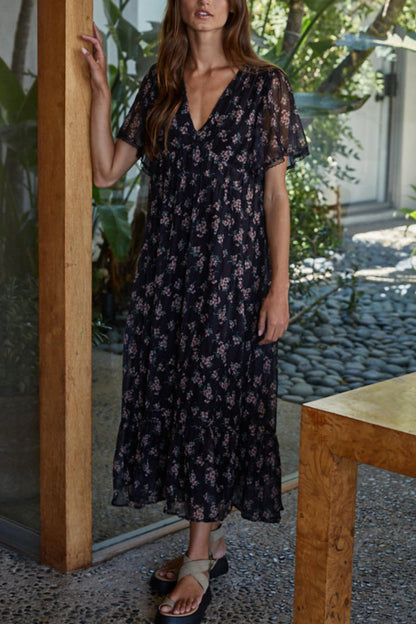 Midnight Margaritas Midi Dress