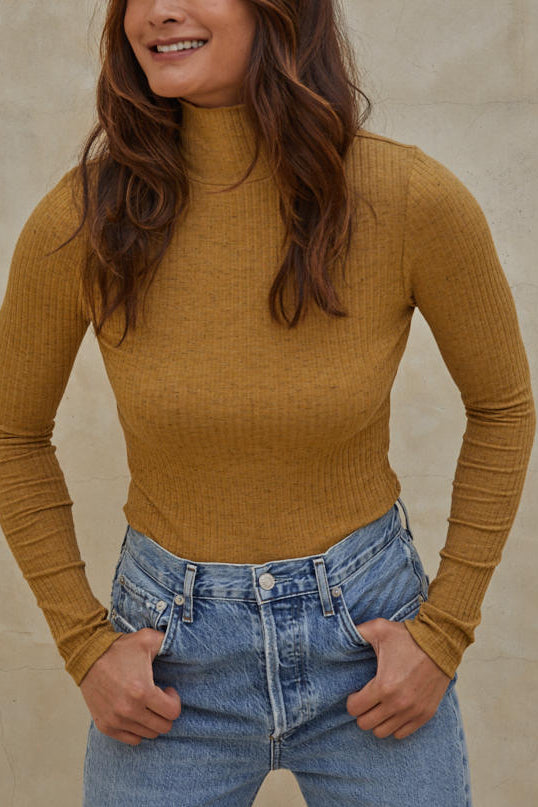 Layering Turtle Neck | Camel