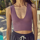 Take the Plunge Tank | Dark Mauve