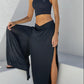 Knock Out Halter Top | Black