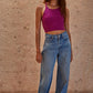 Knock Out Halter Top | Hollyhock