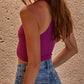 Knock Out Halter Top | Hollyhock