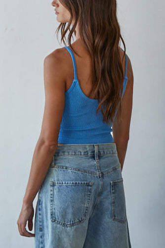Essential Ribbed Brami | Brilliant Blue