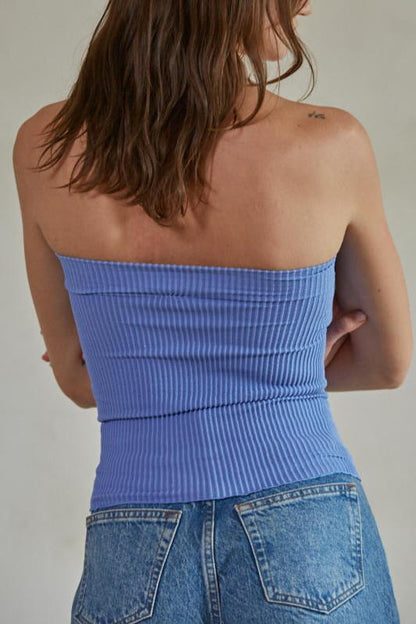 Heartthrob Tube Top | Coastal Blue