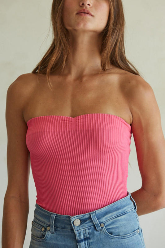 Heartthrob Tube Top | Pink