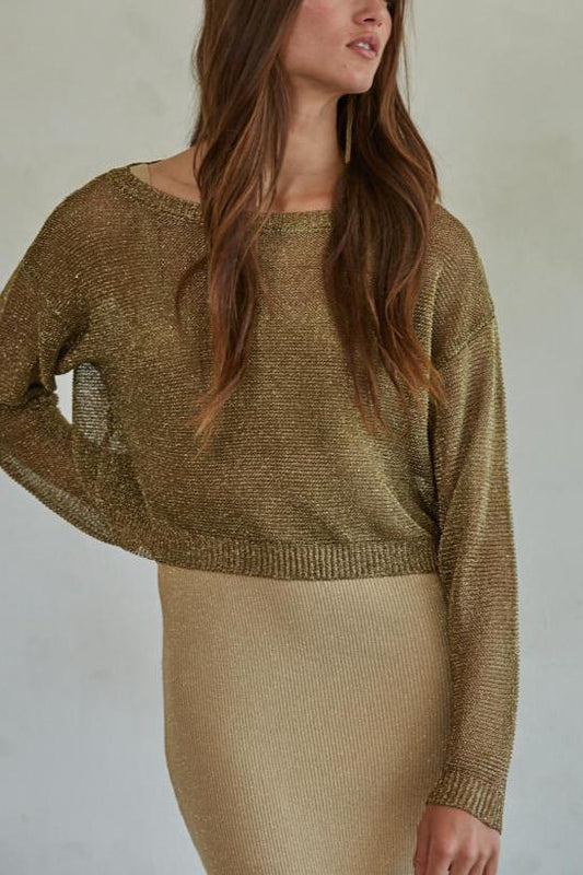 Bronze Solstice Top | Long Sleeve