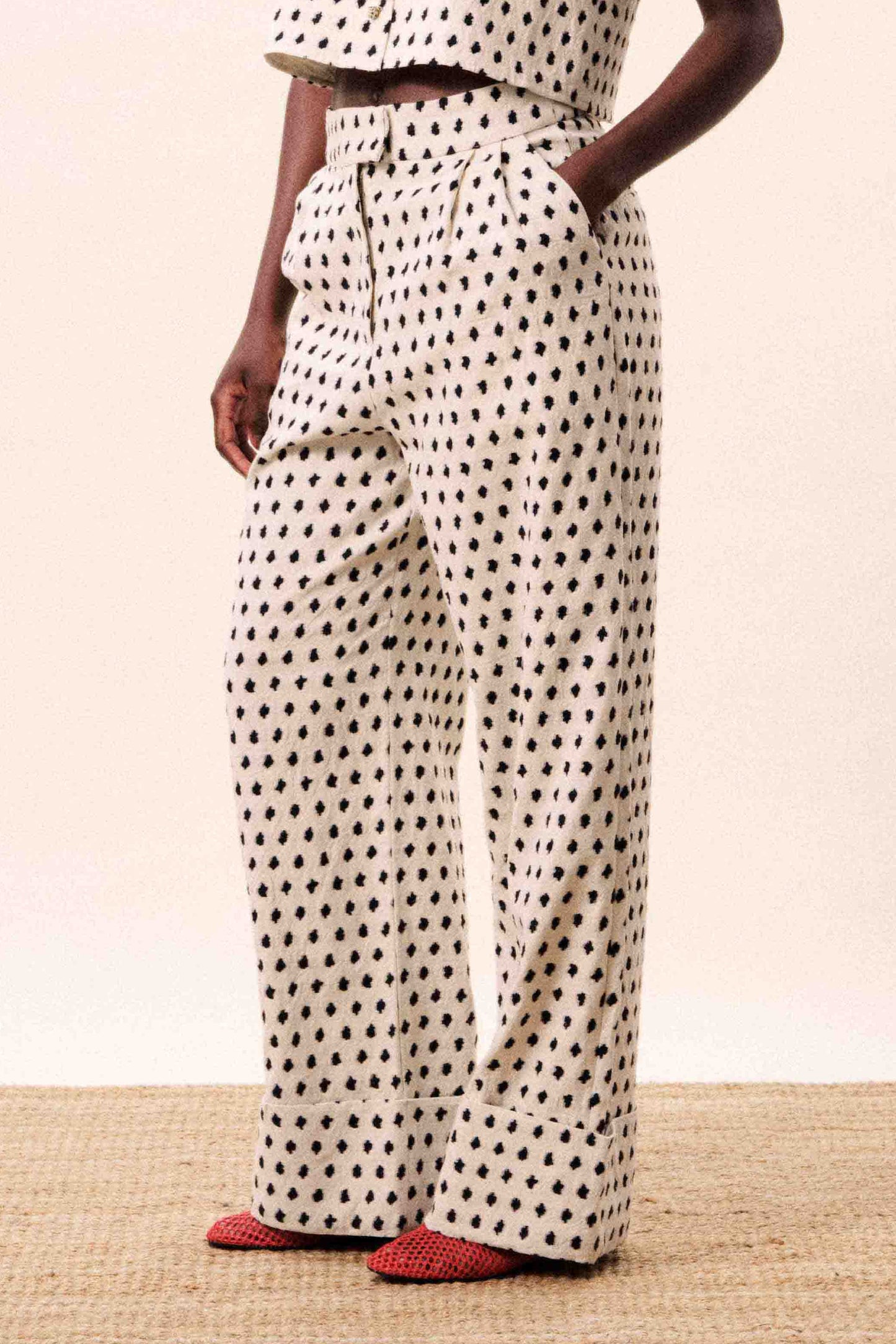 À Pois Relaxed Trousers