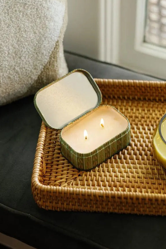 Cherie Tin Candle | Smoked Pistachio