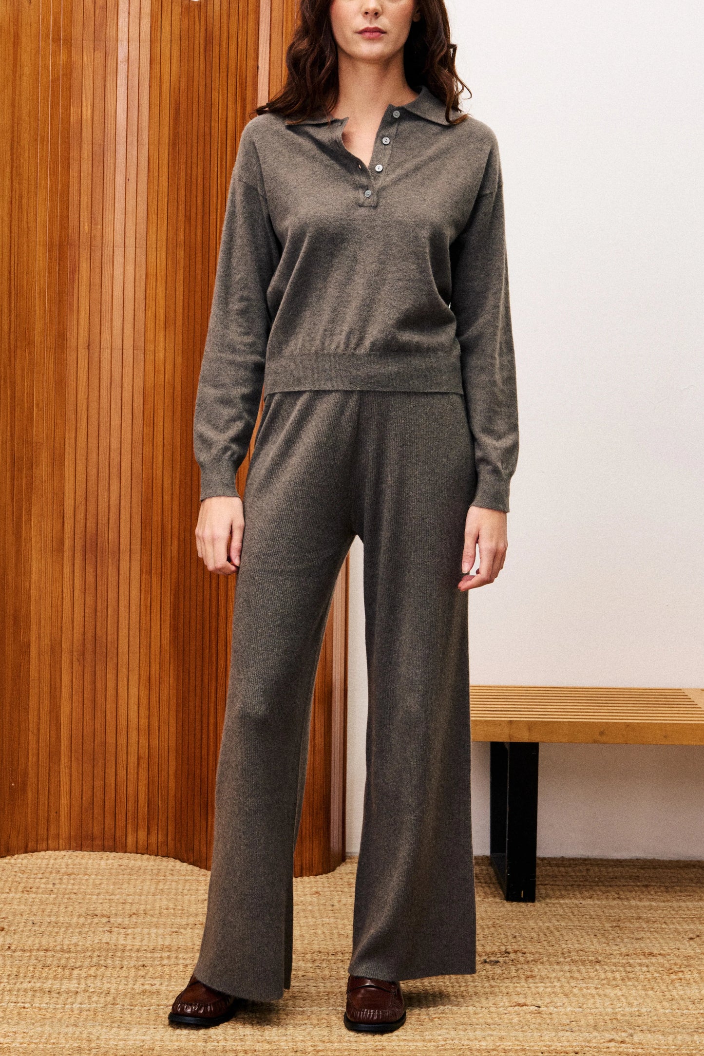 Henley Sweater Top