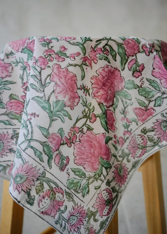 Kalamkari Cotton Bandana | Tea Party