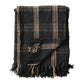 Cotton Blend Throw | Black