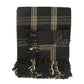 Cotton Blend Throw | Black
