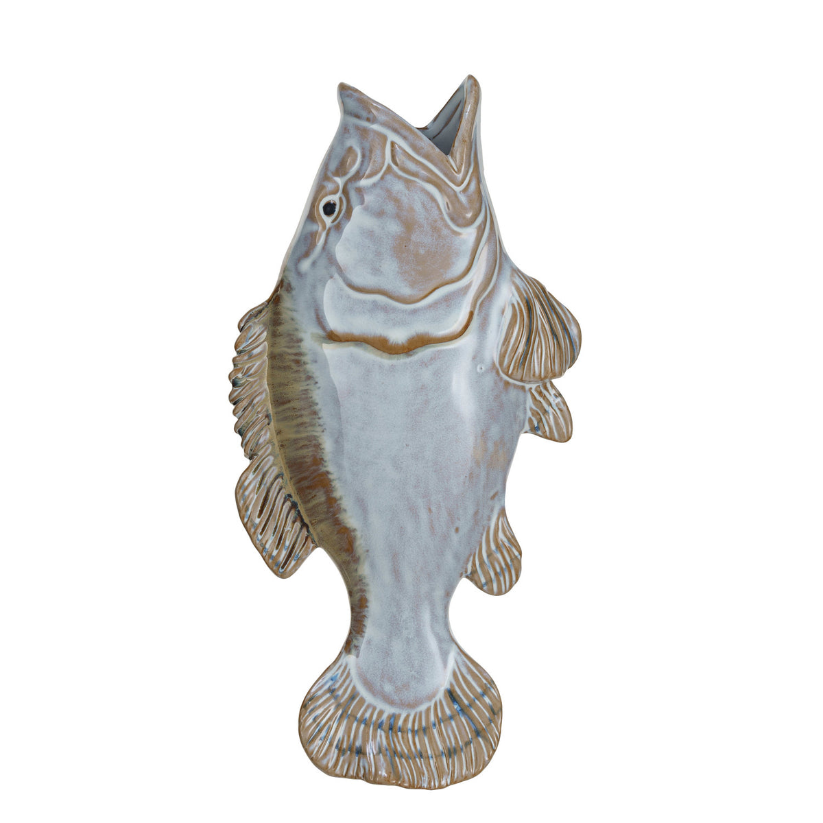 Stoneware Wall Vase | Fish