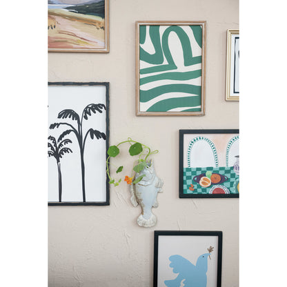 Stoneware Wall Vase | Fish