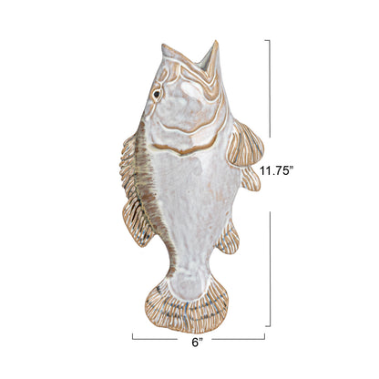 Stoneware Wall Vase | Fish
