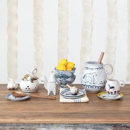 Hand-Painted Animal Plate